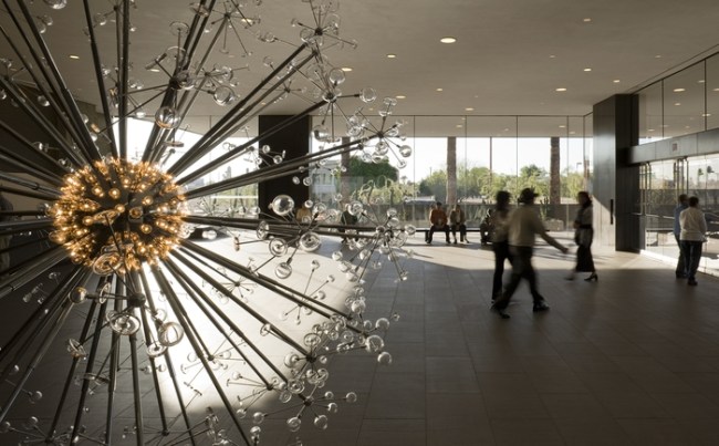 The Last Scattering Surface as it appears in the lobby of the Phoenix Art Museum. 