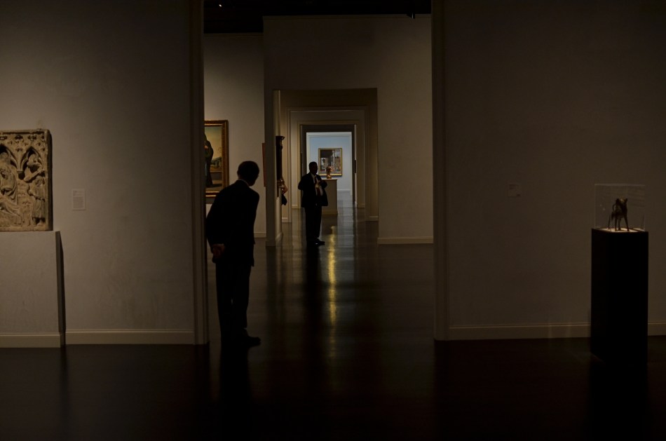 There really was a nice exhibit on display the day I took this at LACMA in Los Angeles. But this space was arguing louder for my attention.