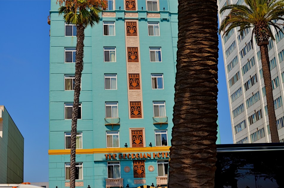 Georgia Hotel, Santa Monica, CA. 1/60 sec., f/5.6, ISO 100, 35mm.