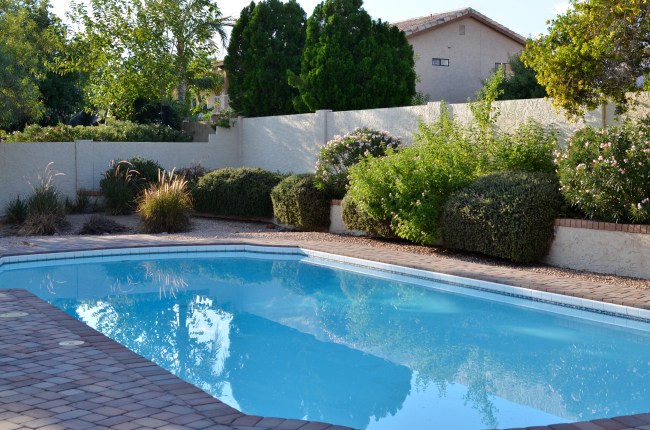 Same scene, taken within a minute of the one above, but with normal white balancing and settings of 1/250 sec., f/5.6, ISO 100, 35mm.