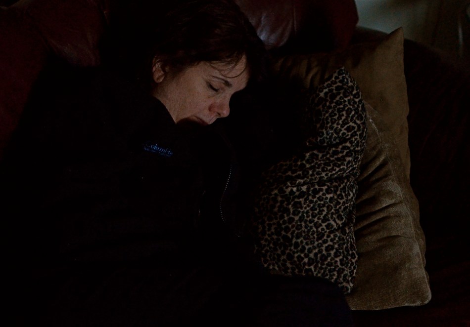 Let sleeping wives lie. Work the darkness like any other tool.