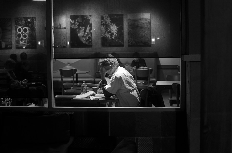 The All-Nighter: 1/60 sec., f/1.8, ISO 800, 35mm.