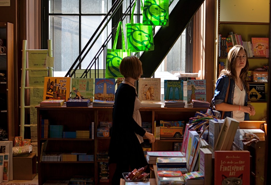 NYPL Giftshop, 2012. Street photography or invasion? 1/125 sec., f/3.2, ISO 100, 35mm.
