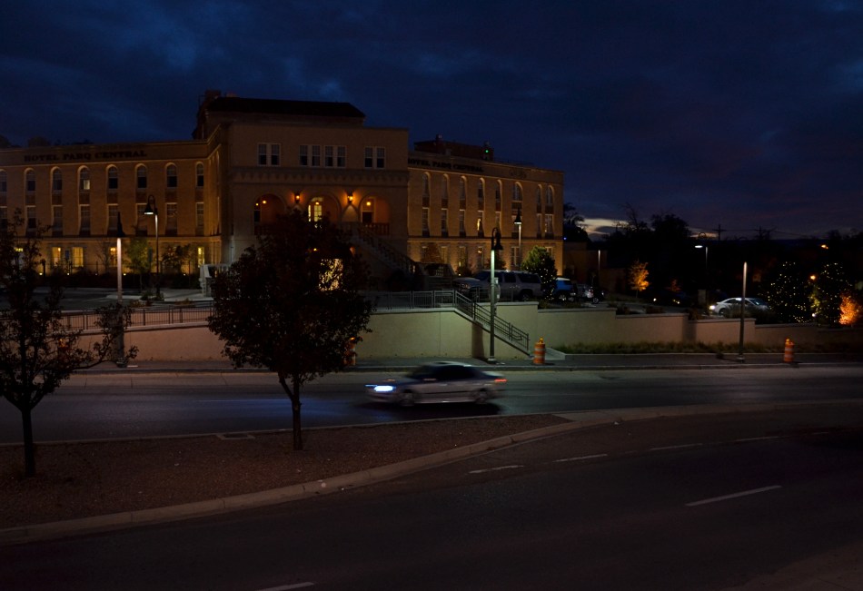 Handheld post-sunset image, shot at 1/30 sec., f/3.5, 18mm, ISO 500.