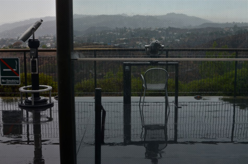 Rainy day, dream away. Griffith Observatory under early overcast, 11/29/13. 1/160, f/5.6, ISO 100, 35mm.