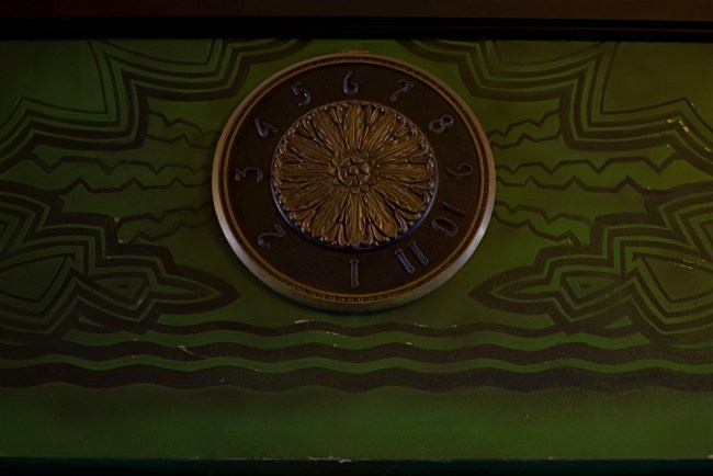 The Desmond building's elevator floor indicator, circa 1928. 1/40 sec., f/1.8, ISO 100, 35mm.