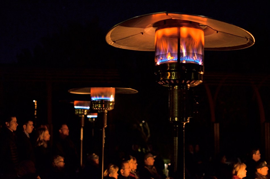 Torchlight Parade, 12/14/13. 1/40, f/2.5, ISO 1000, 35mm.