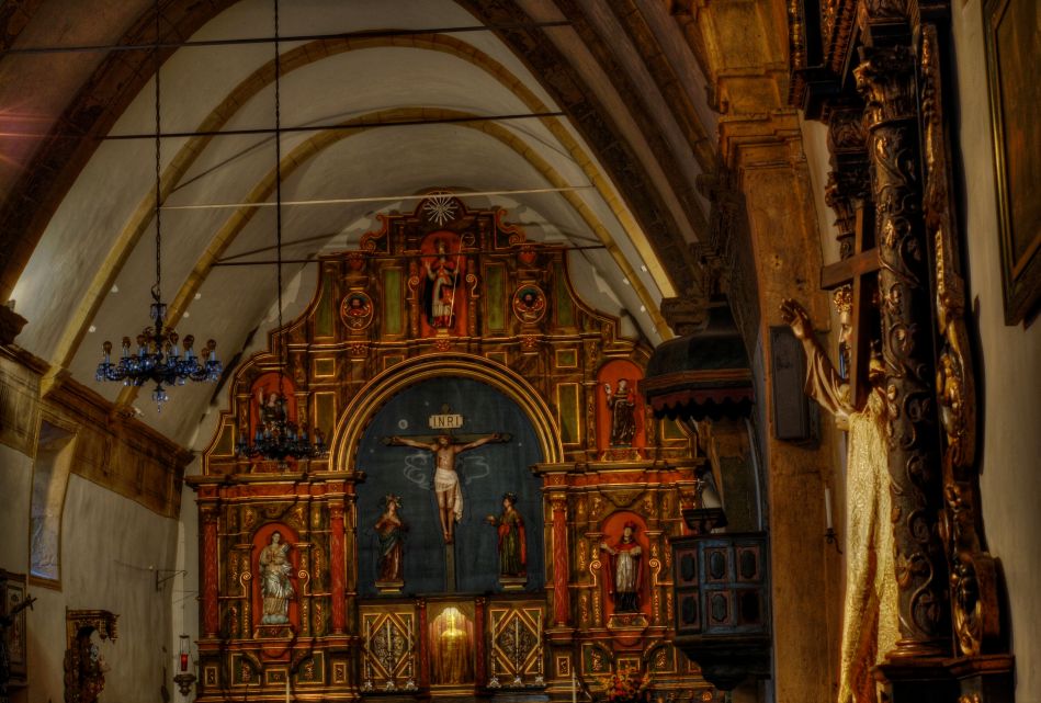 This may have been taken inside a chapel, but not even Jesus could save this one. Gooey and creepy.