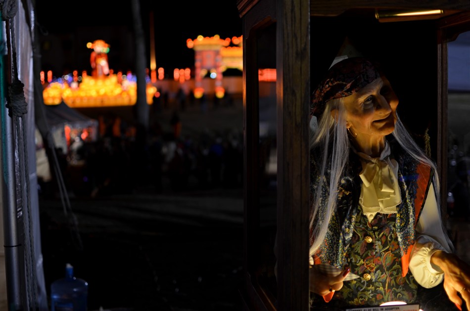 "Went To See The Gypsy..." 1/40 sec., f/1.8, ISO 100, 35mm.