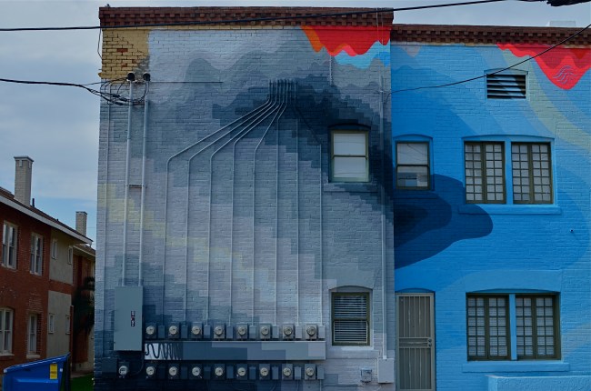 The color original. A little too Peter Max-y.