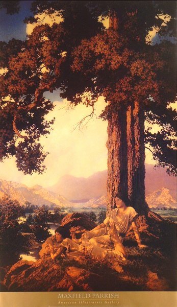 Beyond reality: the mood lighting of magazine illustrator par excellence Maxfield Parrish