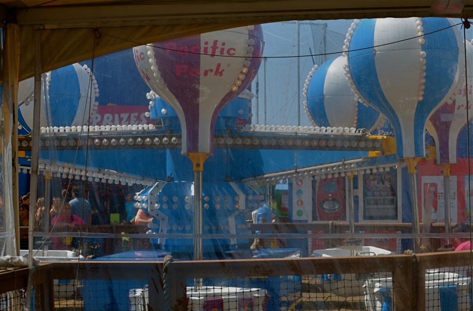 All the fun of the fair, just seen from backstage.