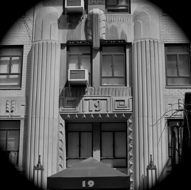 Symmetry is key with square compositions.