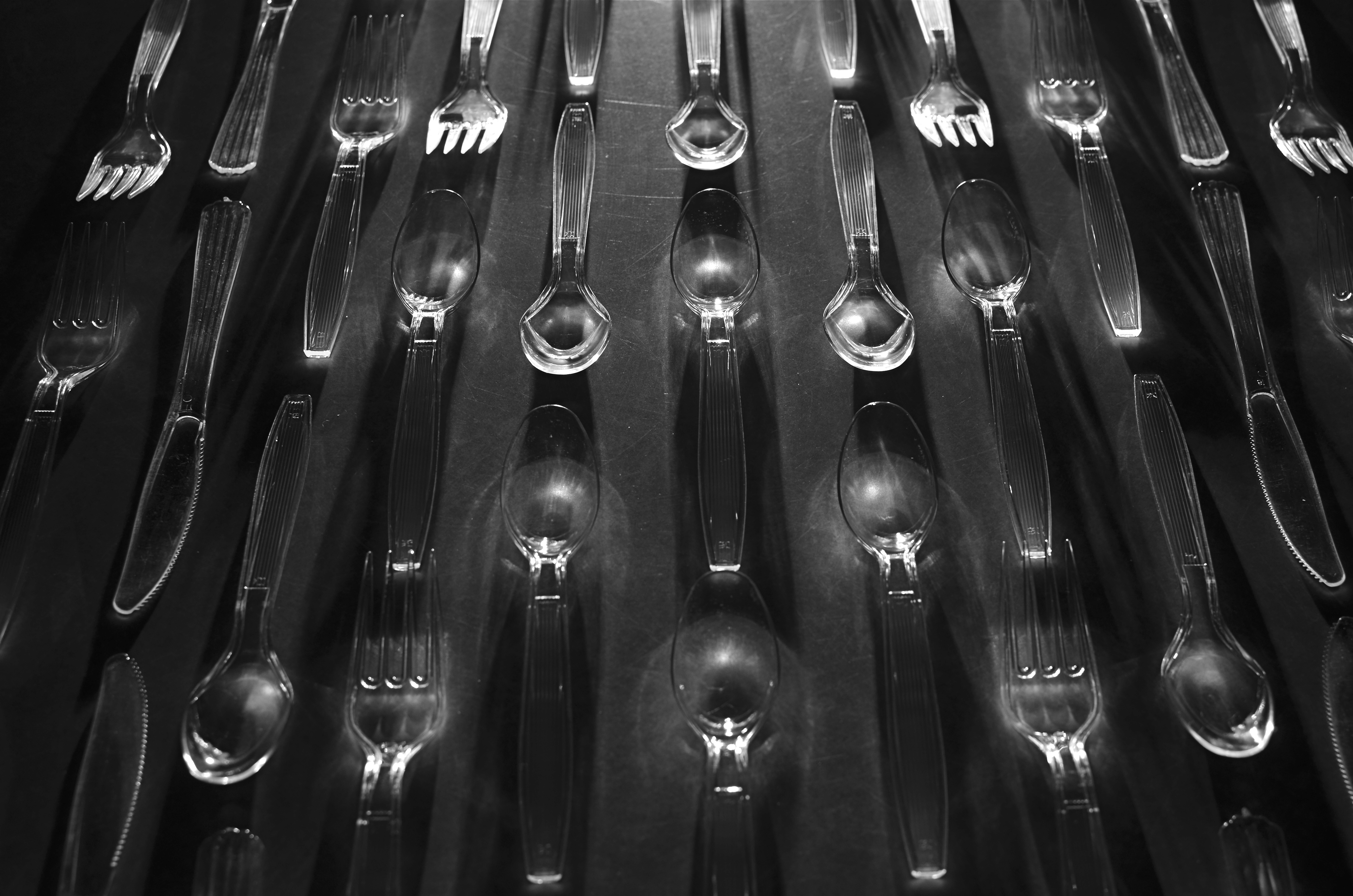 Le Regiment Plastique. Lit from the top of the composition. 5 seconds, f/5.6, ISO 100, 35mm.