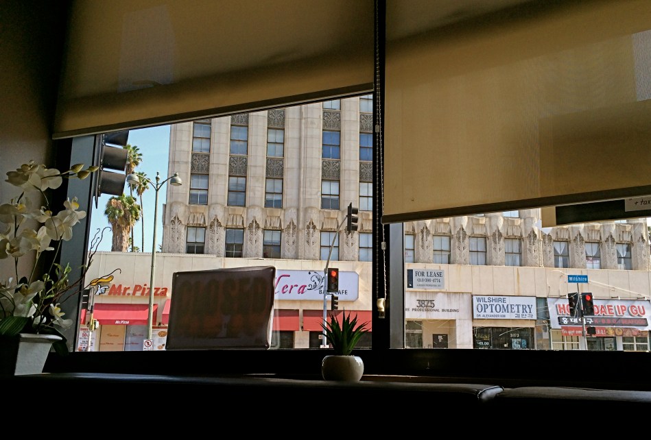 Using interior details as a customized "frame" for your shots of outside subjects can make your pictures less "pre-cropped".