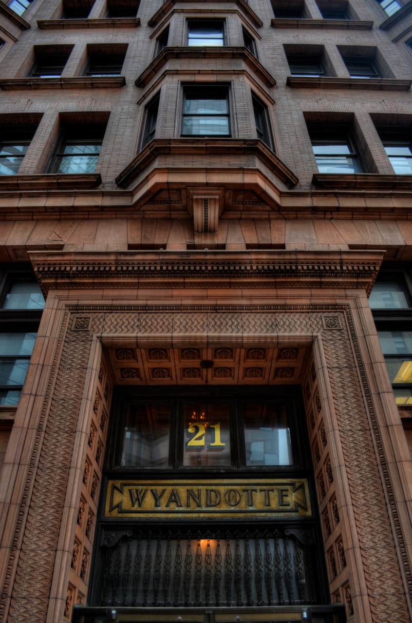 The Wyandotte Building (1897), Columbus, Ohio's first true skyscaper, seen here in a three-exposure HDR composite.