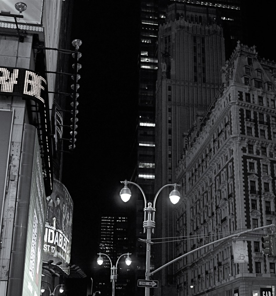 Yeah, it's "Broadway", but a little further from the solar flare of its neon overkill. 