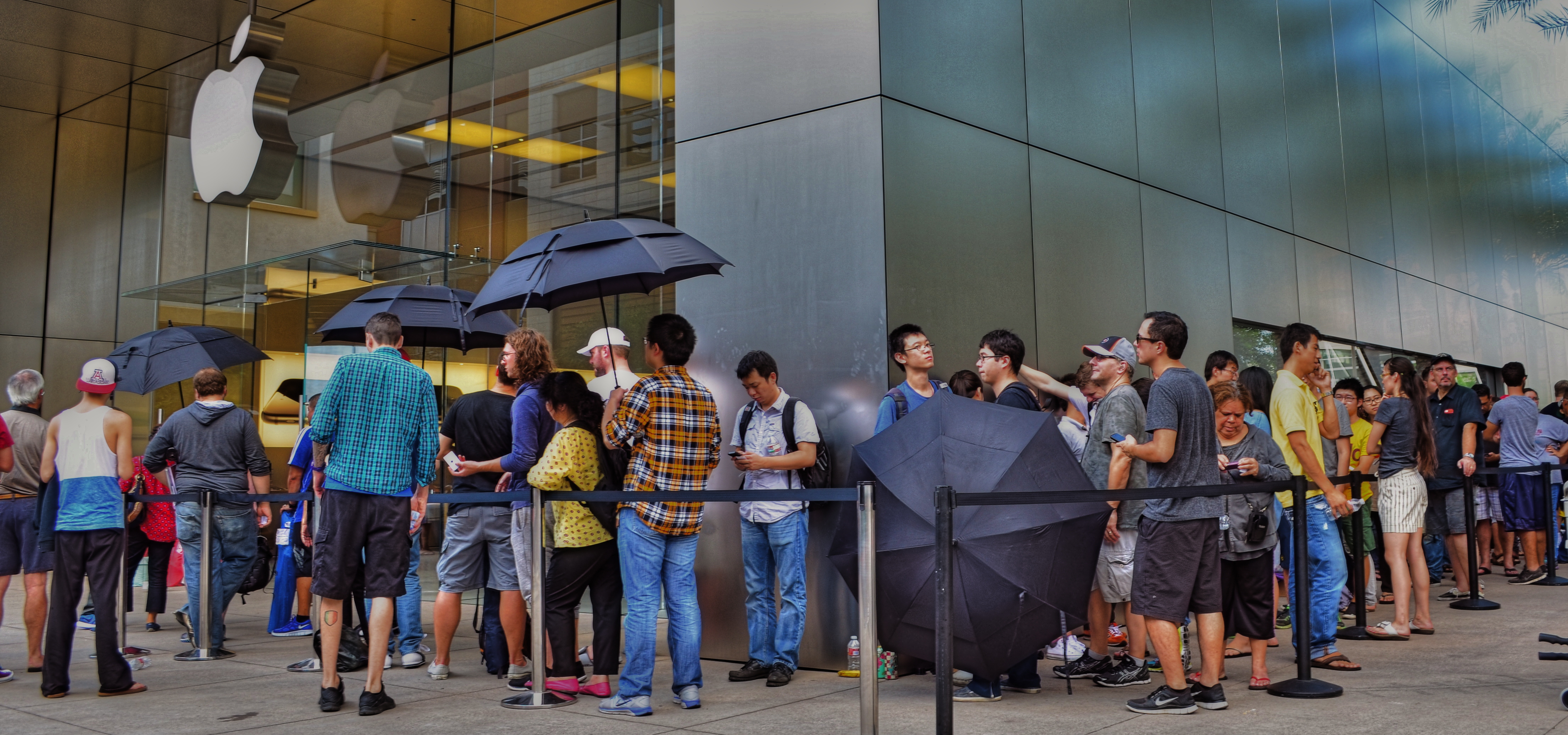 Sometimes the story is "the crowd..."