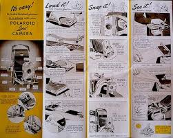 Original Polaroid User's Flyer. Easy, right? 