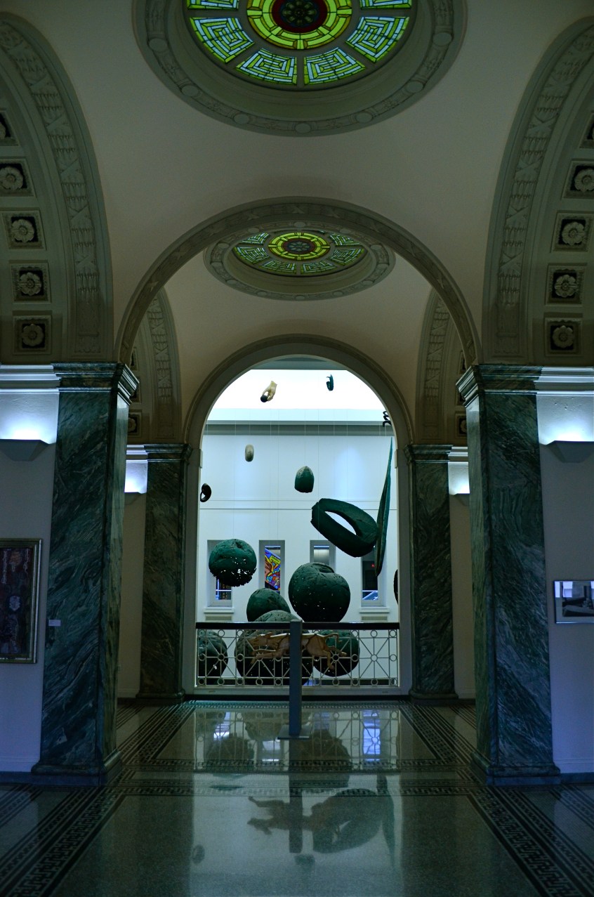 Inside Columbus, Ohio's Carnegie Library.