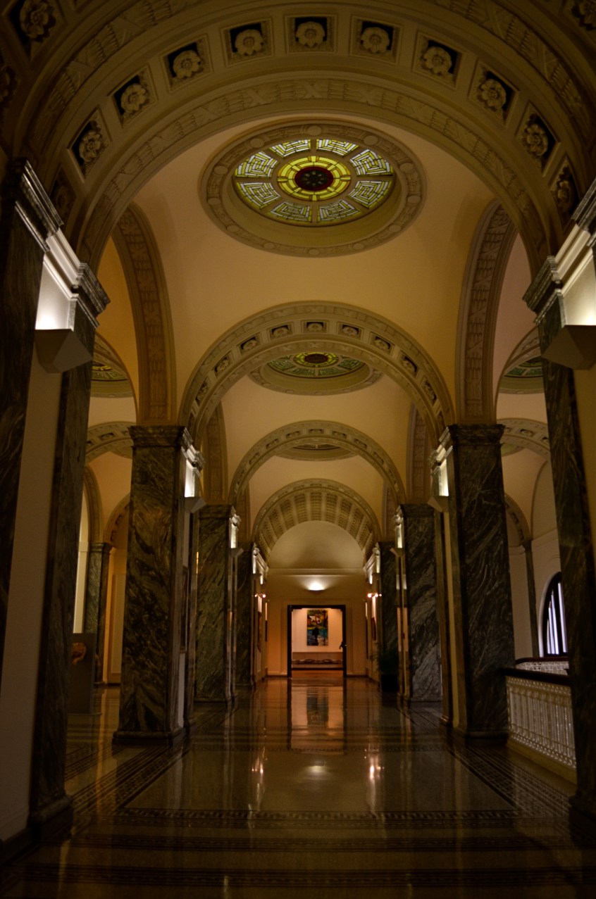 Your memory tells you that this space is more like a "library" than a "drug store", unless you live in a much nicer neighborhood than mine.