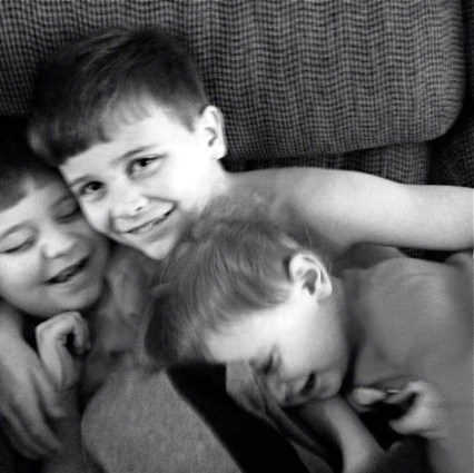 Three Brothers by Joni Gauthier, 2014. The joy jumps out at you.