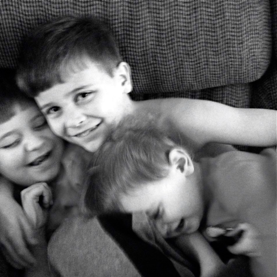 Three Brothers by Joni Gauthier, 2014. The joy jumps out at you.