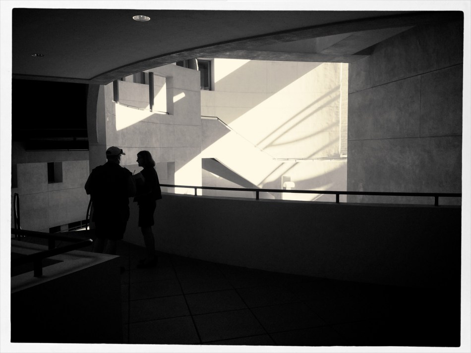 The light patterns seen here were warm and inviting in color. That's not what I wanted.