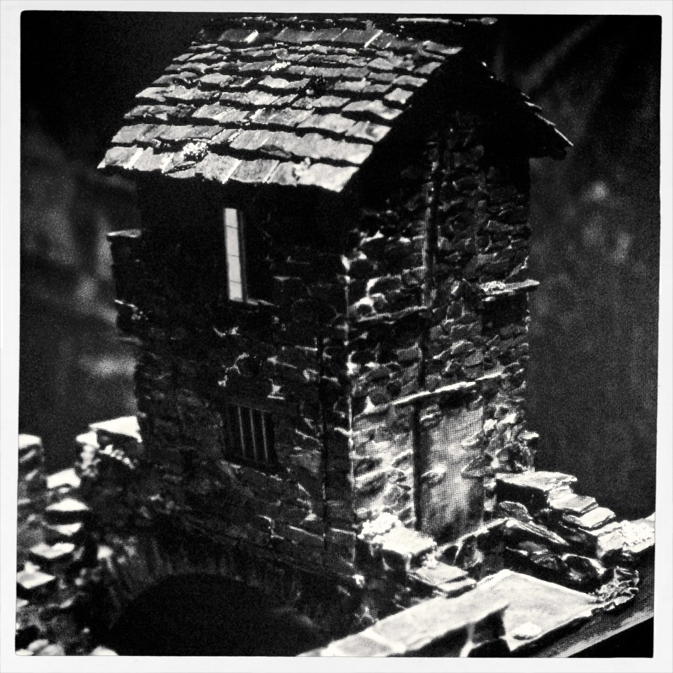 You and Scooby and Shaggy meet us at the old dark house: one of the many great exhibits at Tucson's Mini-Time Machine Museum of Miniatures.