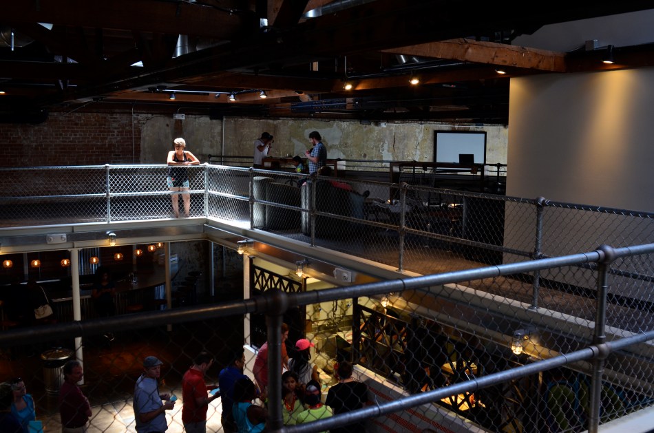 The girl's form in ceiling light is a start, but this picture needs some help to get where it's going.