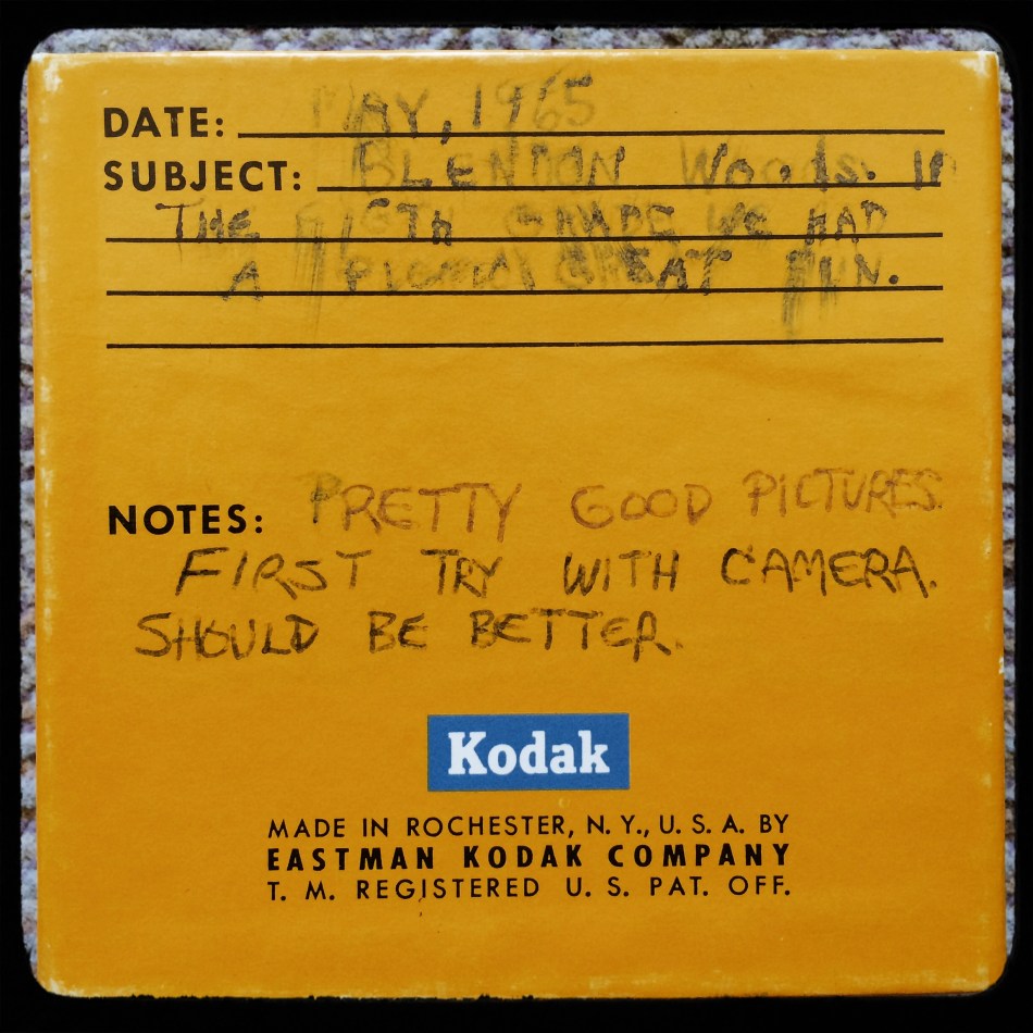 My first box of slides.