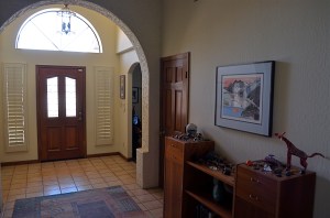 At its widest (18mm) setting, an 18-55 lens exaggerates front-to-back distances and slightly distorts the shapes of objects. 