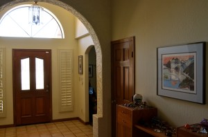 The same scene, taken from the same location at 24mm. Still plenty wide but displaying more normal space and perspective. 