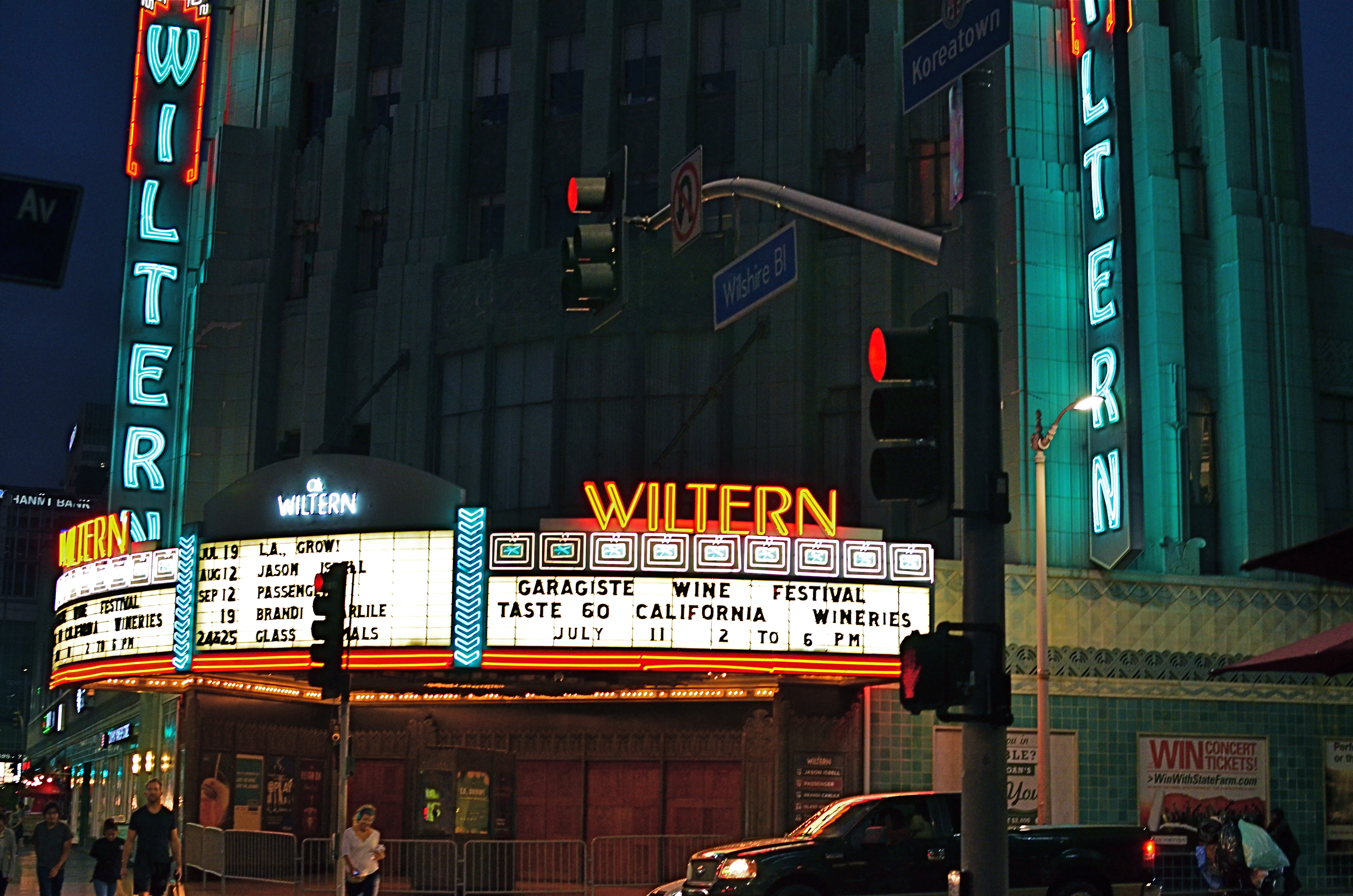 Wiltern On Wilshire, 2015.