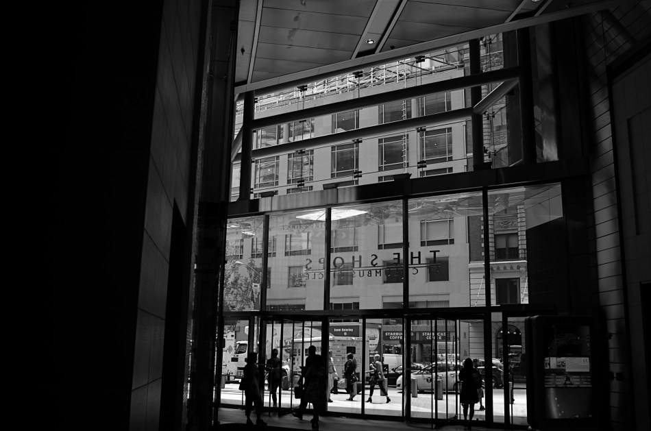 Almost among them: views that selectively depict the life of the street can present unique contexts. 