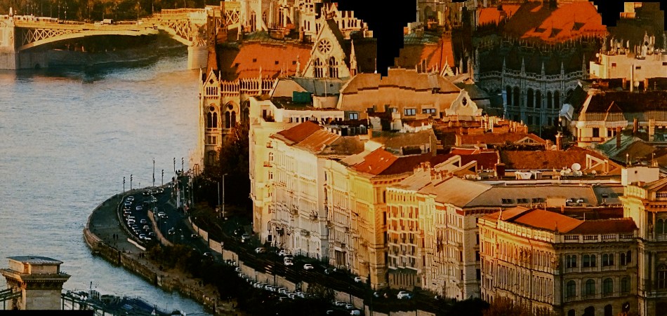 The Fall Of Europe, 2015. Same technique applied to a wall-mounted photo mural.