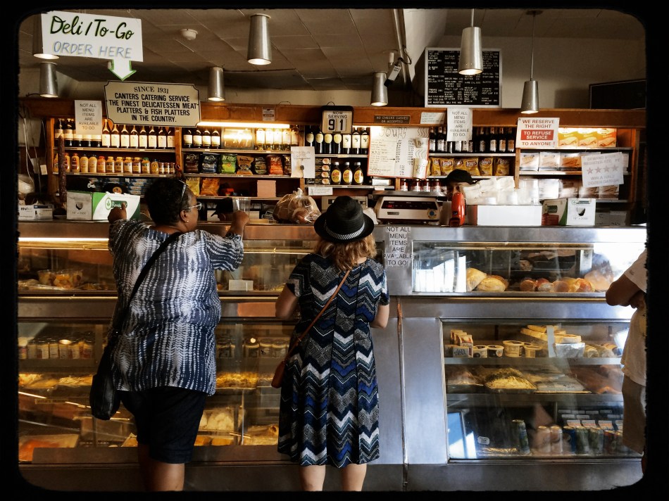 Carry-Out At Canters, 2015. One generous hunk of window light can be all you need, even on a cel phone.