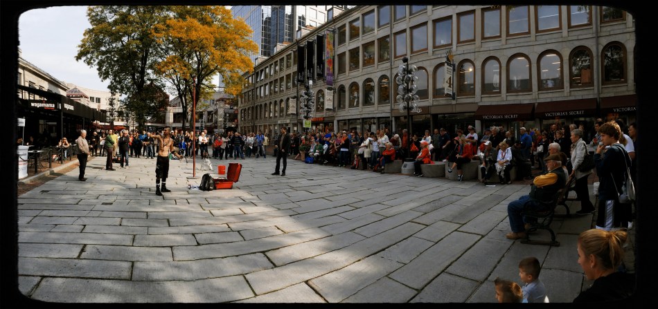 It's possible to get a truly steady wide-angle image from iPhone's in-camera pano tool. But it takes some real work, and not a little luck.