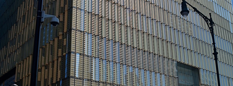 The resurrected World Trade Center, as seen at eye (rather than craning neck) level. 