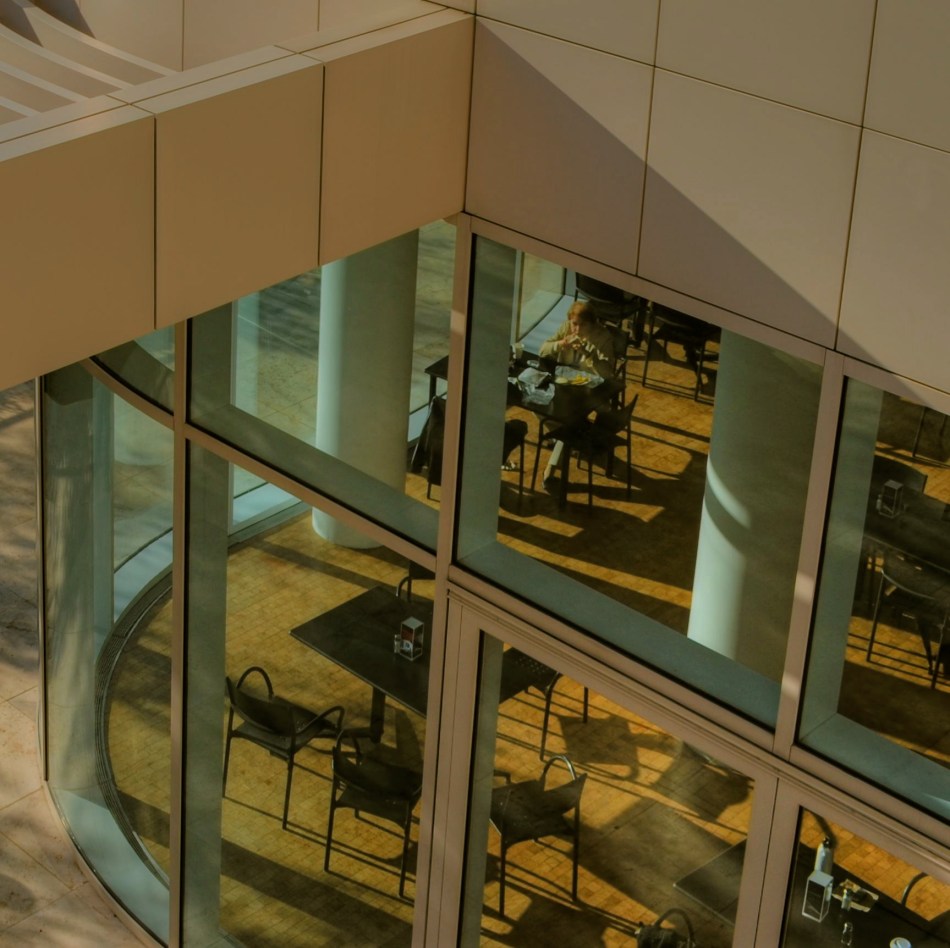 Your choices as a photographer will determine if the woman in the cafeteria is alone...or lonely.