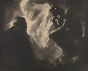 One of Edward Steichen's amazing portrait studies of the sculptor Auguste Rodin.