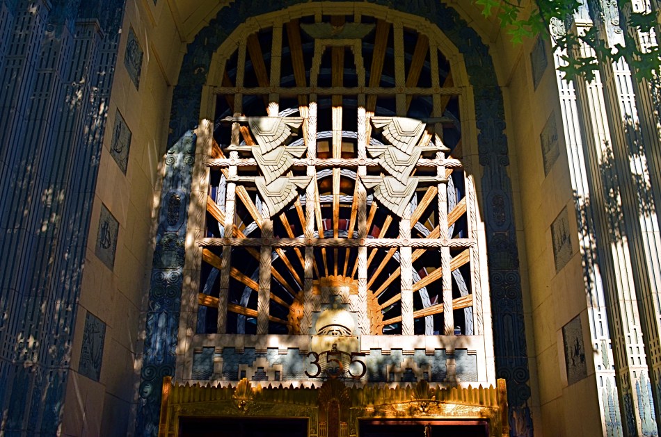 The same entrance just a few minutes later. The sun has climbed in the sky and created dramatic contrasts in all surfaces.