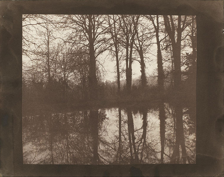 William Henry Fox Talbot, Trees And Reflections (1842). The master technician was also a master artist.