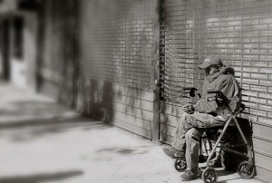 The same DSLR image with selective focus added via a phone-based app.