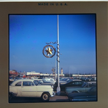 All dolled up for the holidays. Northern Lights Shopping Center, Columbus, Ohio, 1966.