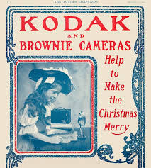 Kodak used the most popular children's book chracters of the 1800's, the "Brownies" to sell kids' cameras. 
