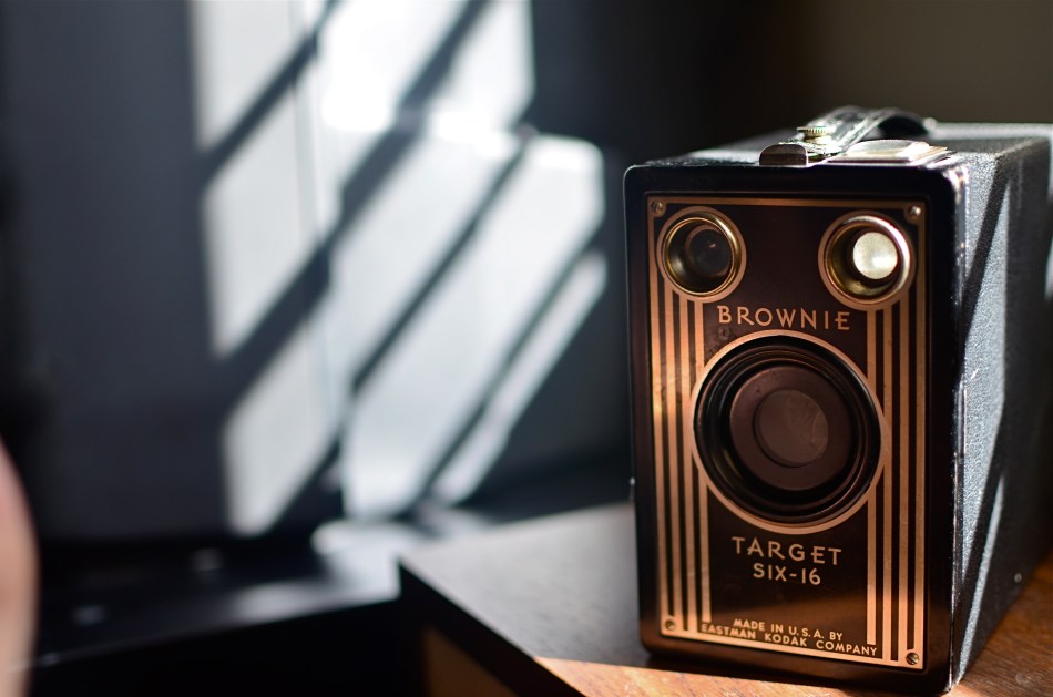 Fake sunlight on the front of this camera courtesy of sunlight bouncing off my hand.